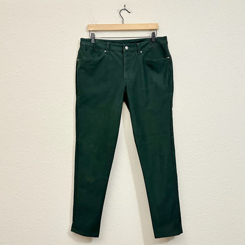 LULULEMON ABC Pants Forest Green Utilitech Slim Fit Performance Chino